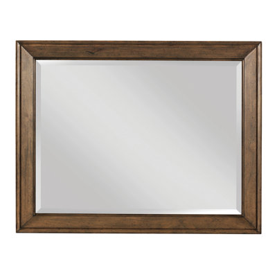 Stephenia Solid Wood Rectangle Dresser Mirror