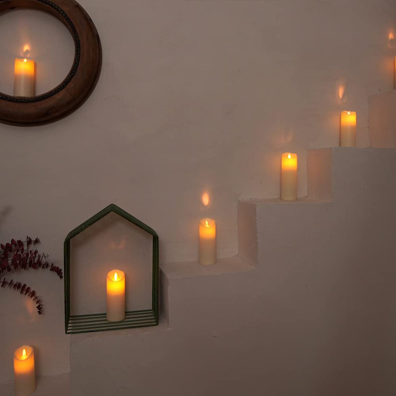 Unscented Flameless Pillar Candle