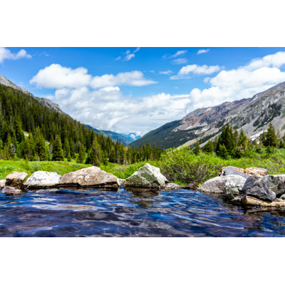 Hot Springs - Wrapped Canvas Print