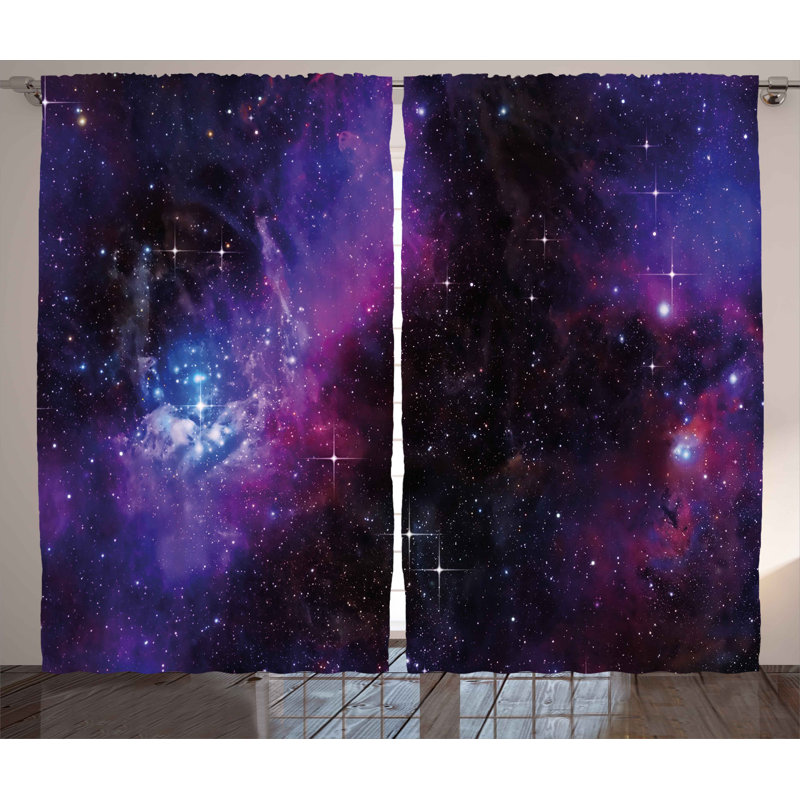 Erwin Semi Sheer Curtain Pair, 54" W x 90" L