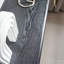 Console en bois, console noire moderne, table d'entrée cannelée l 56 po, table d'entrée noire