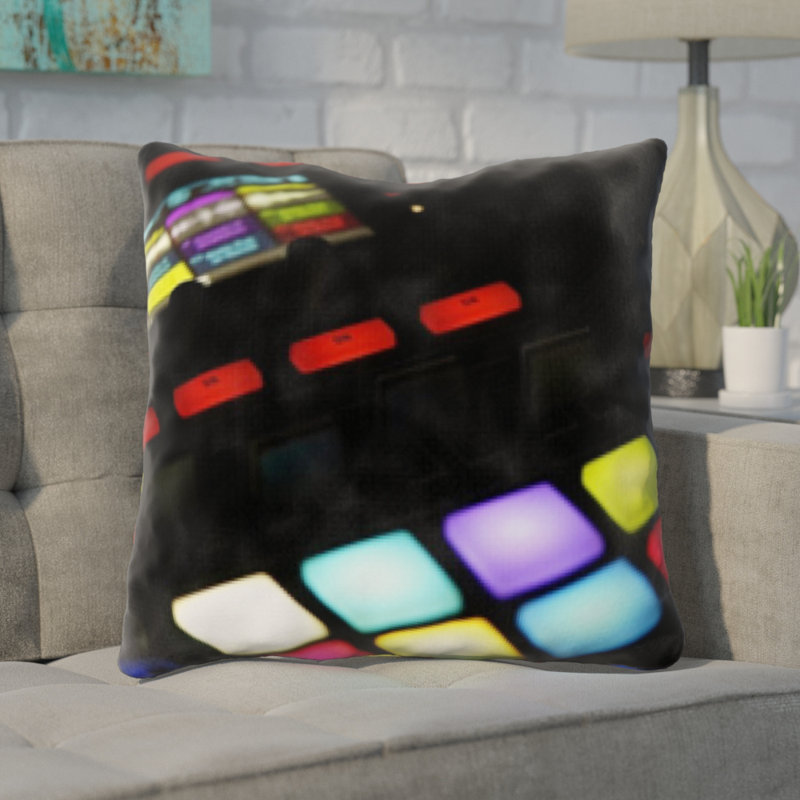 Microsuede Reversible Throw Pillow