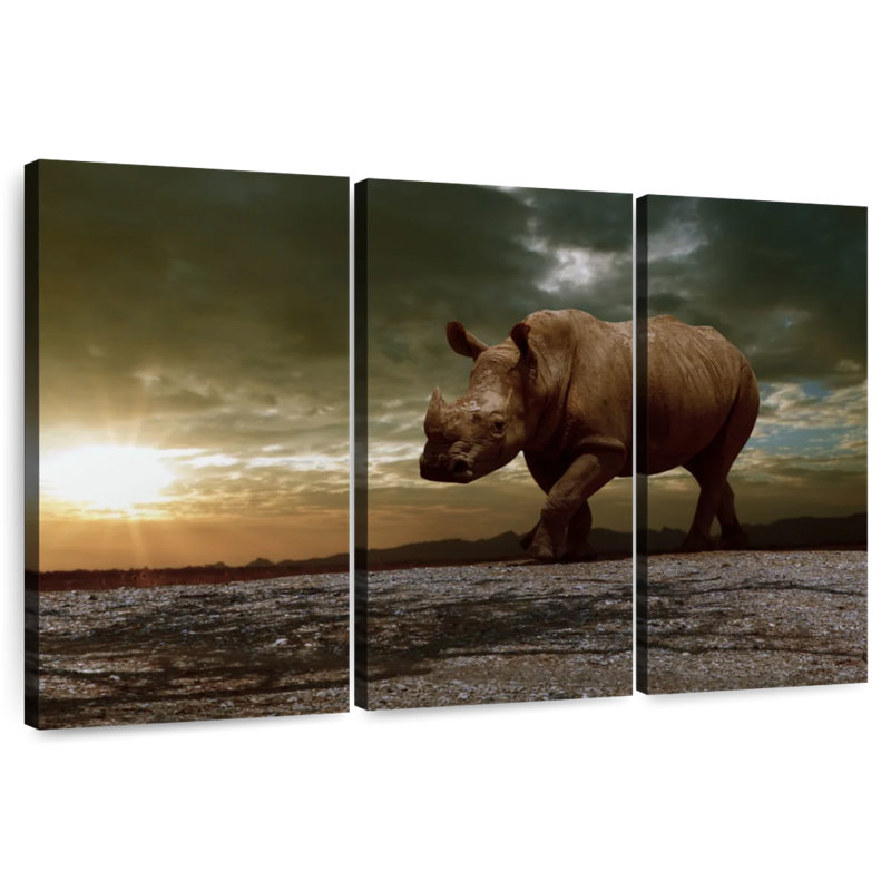 Brampt Safari africain Brampt, H 24 po x l 38 po