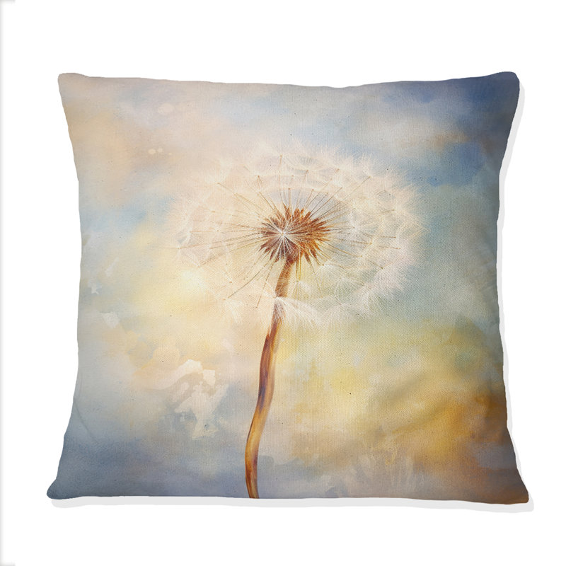 Coussin White Dandelion