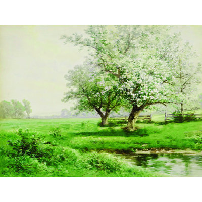 The Dreamy Field - Wrapped Canvas Print