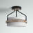 Marcy Glass Semi Flush Mount