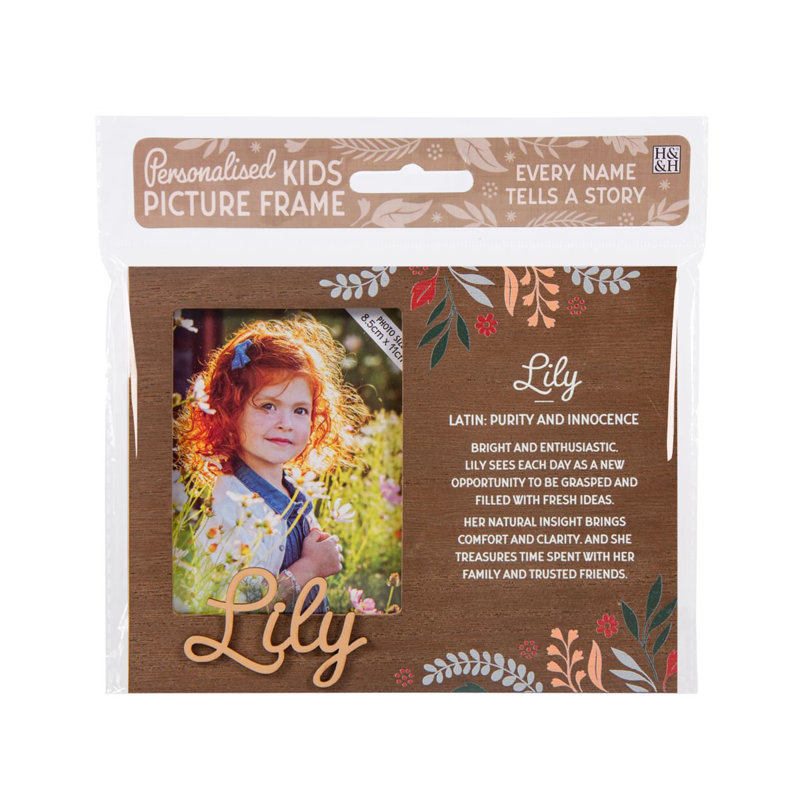 Hazella Tan Solid + Manufactured Wood Picture Frame
