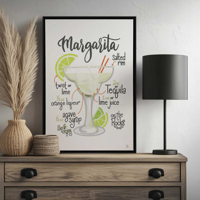 Margarita Recipe by House Fenway Art Print
