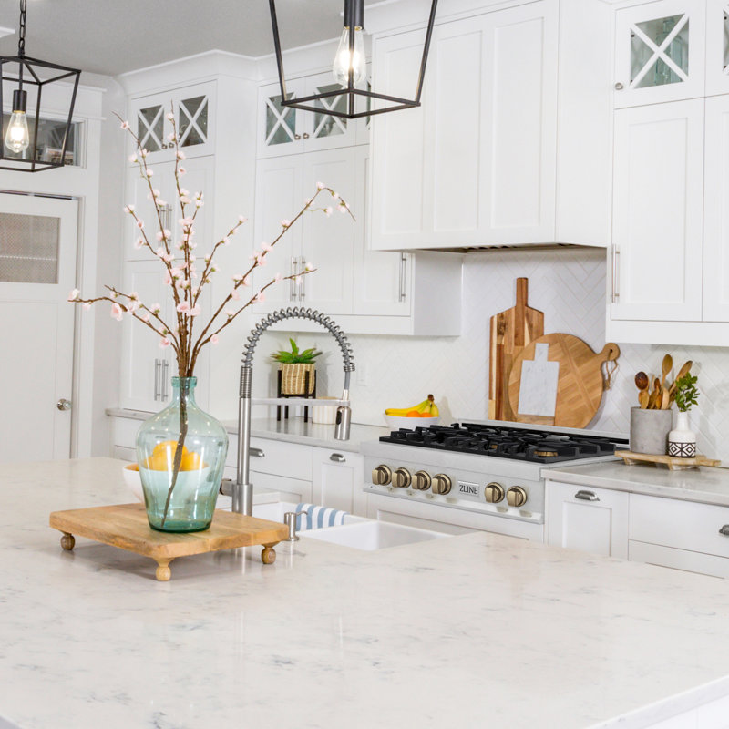 ZLINE Autograph Edition 36 In. Legacy Gas Rangetop with 6 Burners and Porcelain Cooktop in Satin Stainless Steel with Accents