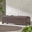 Banc de rangement en osier PE