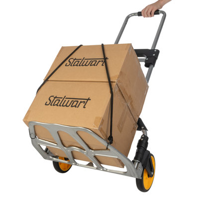 Chariot-chariot pliable avec roues Stalwart 330 lb