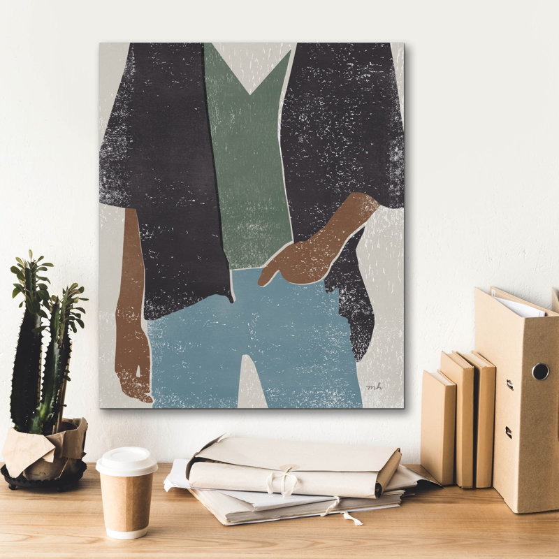 «Casual 1» par Moira Hershey, art mural sur toile, H 24 po x l 20 po x P 0,75 po