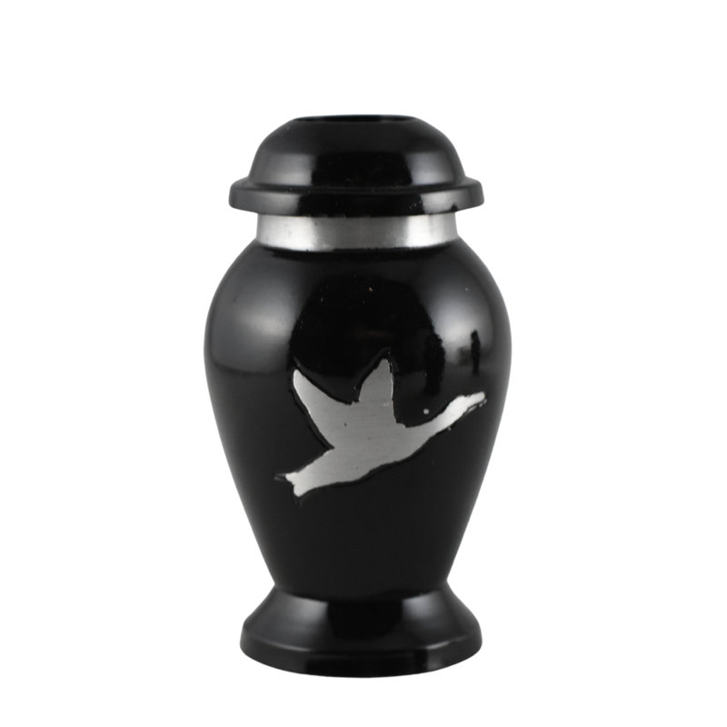Rodier Handmade Flying Geese Keepsake, Black/Silver