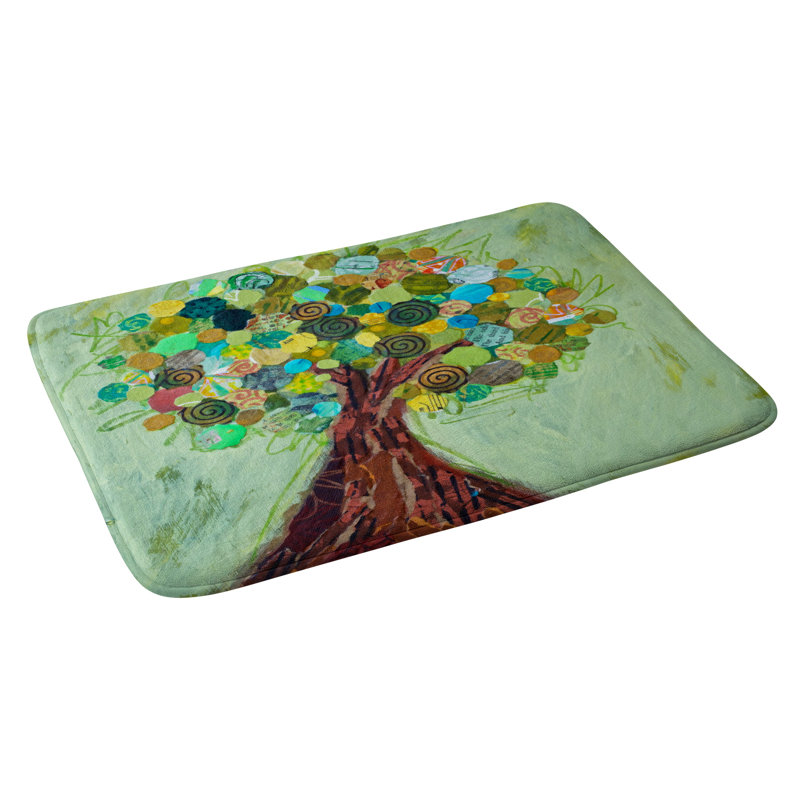 Tapis pour salle de bain spring tree