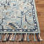 Jahiem Oriental Handmade Tufted Wool Blue/Ivory Area Rug-1481445087