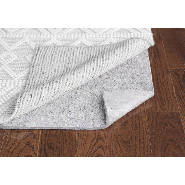 RugPadUSA - Dual Surface - 10'x14' - 1/4 Thick - Felt + Rubber - Non-Slip Backing Rug Pad - Safe for All Floors
