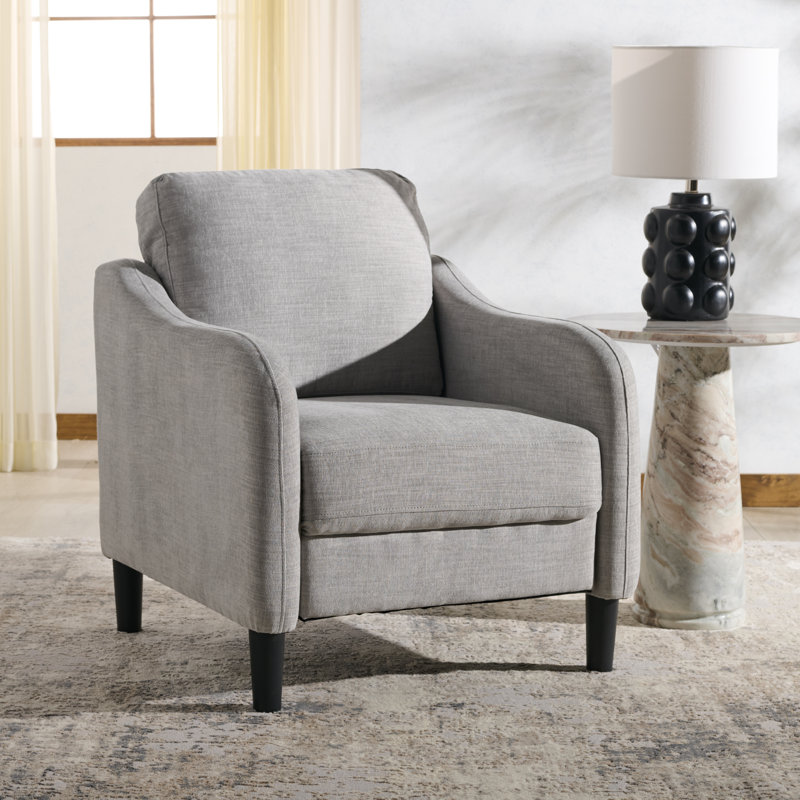 Hasina 32.4'' Wide Armchair, Light Gray