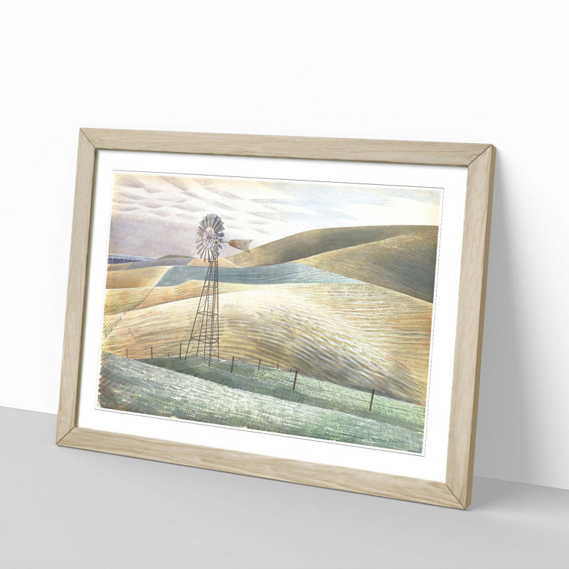 Eric Ravilious - Single Picture Frame Print, Oak