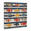 «Nautical Fish Assortment Canvas», conception de Sara Culpepper-1777883867