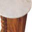 Table d'appoint Marble-Top Spindle