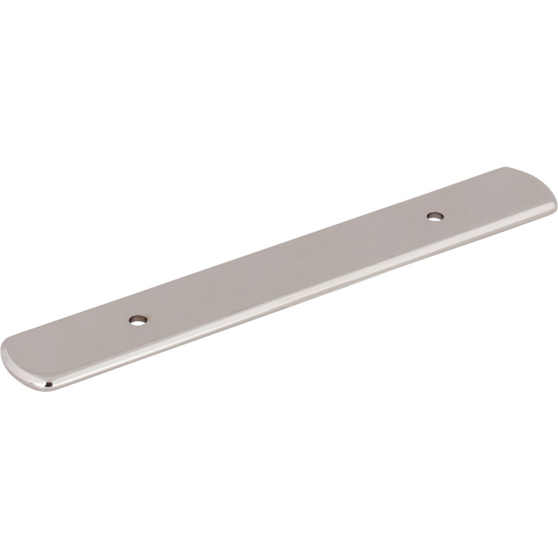 Wescott Pull Backplate, Polished Nickel