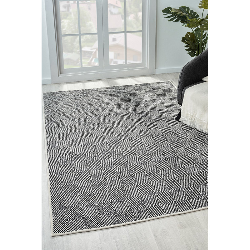 Naysa Solid Colour Area Rug, Runner 80 x 300cm