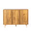Buffet 48,06 "avec tablettes réglables. 3 tiroirs, 2 portes pour la chambre à coucher, couloir. Blanc, grands tiroirs et portes de 82,17 lb. Salle à manger, cuisine. Tablettes, matériaux.