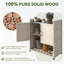 Armoire de rangement d'extérieur en bois avec tablette réglable-1842712234