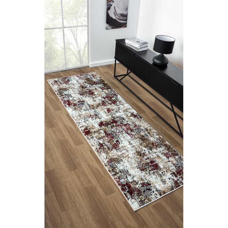 Anatola Abstract Area Rug, Runner 2'8" x 7'10"