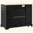 Kitchen Island With Trash Can Storage Cabinet, Power Outlet, Internal Storage Rack, Rolling Kitchen Islands On 5 Wheels With 3 Drawer, 3 Open Side Racks For 10 Gallon Garbage Bin-1173477878