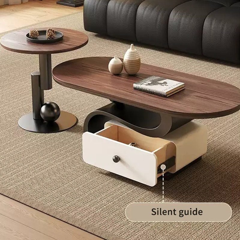 Table basse Simple Style, Noir / blanc