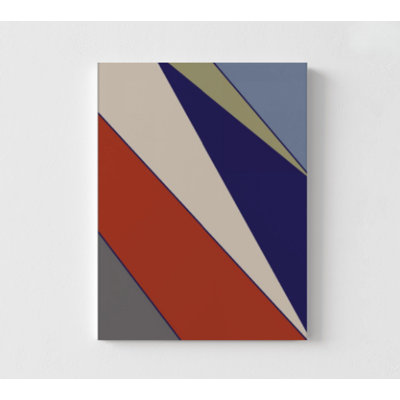 Color Blocks 05 By Artographie Studio, Geometric Boss Office Wall Art, Gift For Husband Room Decor, Simple Color Decor Wall Art