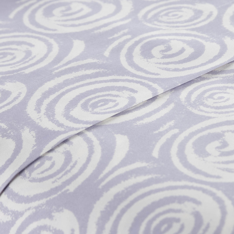 Ensemble de draps en microfibre Vilano Choice, Très grand californien, Lavande