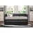 Faux Leather Upholstered Contemporary Daybed With Trundle Wooden Furniture 1Pc-944505615