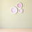 Pink Circle Solid Wood Memory Board Wall Decor In 3 Sizes, Modern Style For Study To Showcase Memories-1825807771