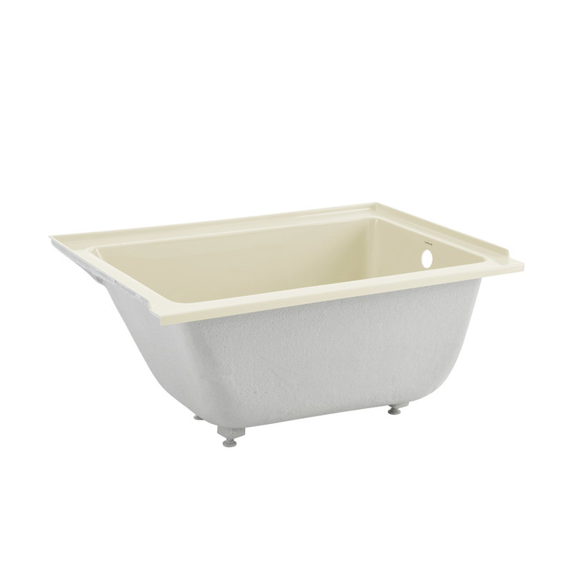 Voltaire 48" x 32" Alcove Bathtub, Right, Bisque