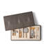 Shagreen Bamboo Bar Set, Chocolate