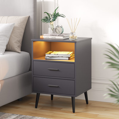 Targo 17.7 " W Standard Drawer Nightstand