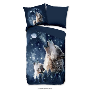Cotton Abstract Duvet Cover with Pillowcases Included