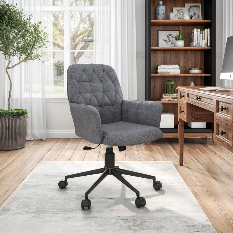 Chaise de bureau rembourrée avec accoudoirs Techni Mobile