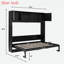 Lit escamotable avec 2 armoires de rangement et tablette ouverte Murphy-1683080105