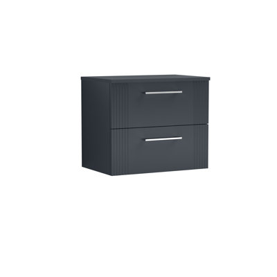 Deco 605cm Single Bathroom Vanity Base Only in Anthracite