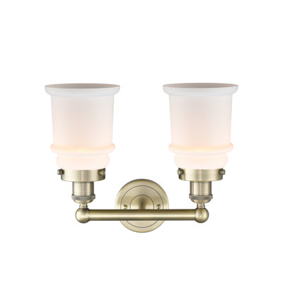 Éclairage pour meuble-lavabo de salle de bain 2 lumières Cailen de la collection Edison