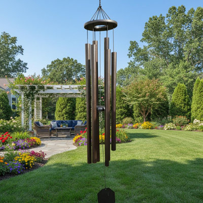 Carillons 44 "faits à la main Amish - tubes d'aluminium 1,25"