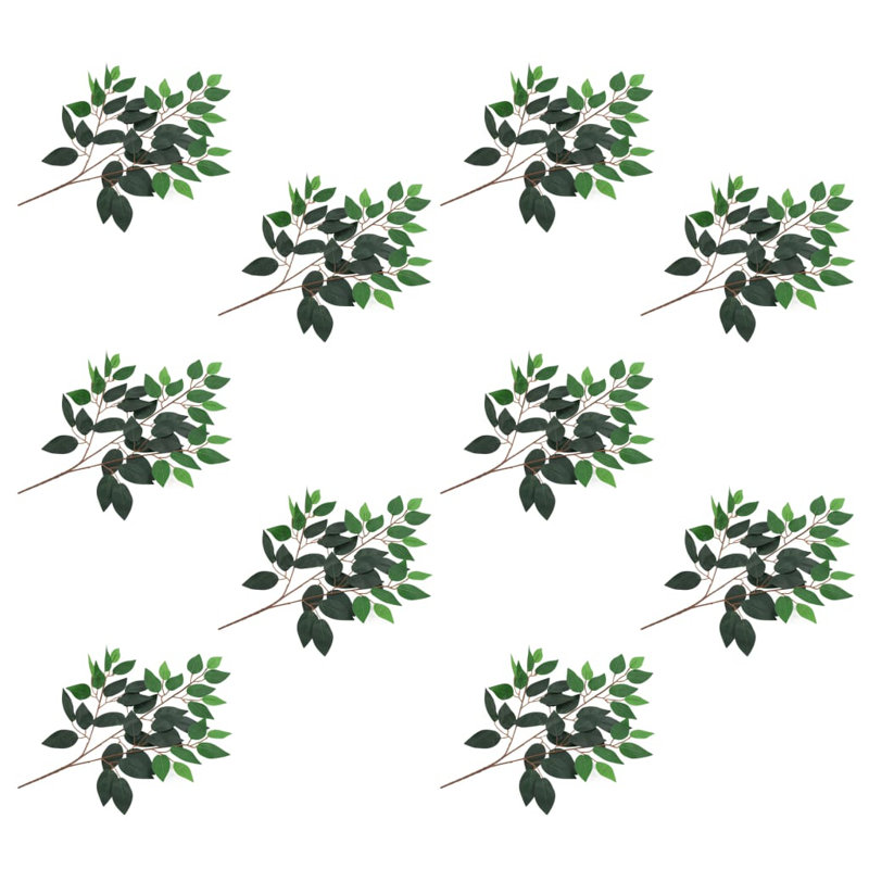 25.59cm Faux Ficus Plant, Green