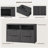  56.5"W Modern Fluted 4-Drawer Dresser With 2 Large Open Storage-917786000