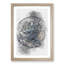 Blue Marble of Planet Earth in Abstract - Picture Frame Drawing Print-55687049-55687051
