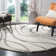 Ashal Abstract Cream/Gray Area Rug