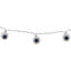 Bloodshot Eyeball Halloween Lights - Warm White LED - 4.5' Clear Wire - 10Ct