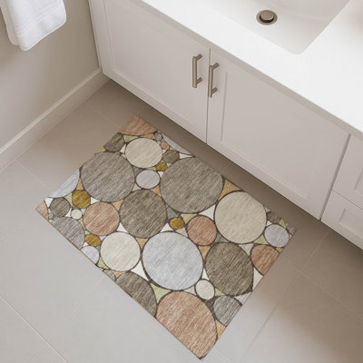 Tapis géométrique Premium lavable à la machine Villers